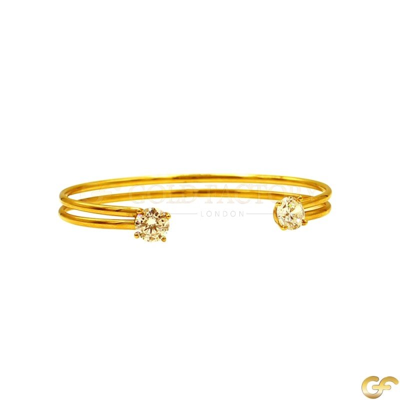 Simple gold bangle sales design images